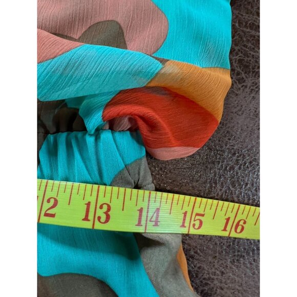 Judith March Floral Maxi Dress Multicolor Boho Chic L Fall Colors - Picture 7 of 7